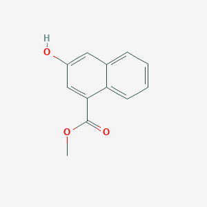 molecular formula C12H10O3 B7810536 Methyl 3-hydroxynaphthalene-1-carboxylate CAS No. 90162-15-5