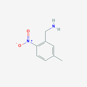 molecular formula C8H10N2O2 B7810573 (5-Methyl-2-nitrophenyl)methanamine CAS No. 75985-47-6