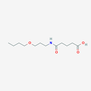5-[(3-Butoxypropyl)amino]-5-oxopentanoic acid