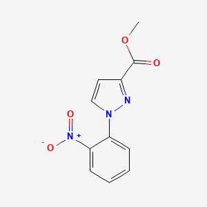 methyl 1-(2-nitrophenyl)-1H-pyrazole-3-carboxylate