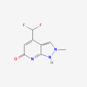 molecular formula C8H7F2N3O B7810862 CID 25248093 