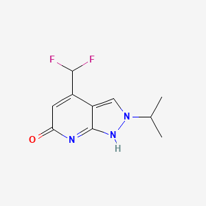 molecular formula C10H11F2N3O B7810892 CID 25248100 