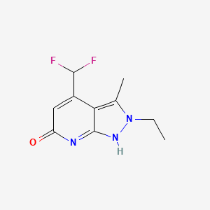 molecular formula C10H11F2N3O B7810902 CID 25248102 