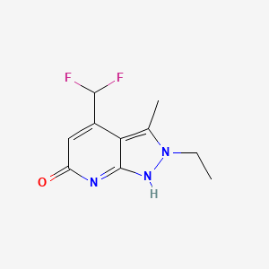 4-(difluoromethyl)-2-ethyl-3-methyl-1H-pyrazolo[3,4-b]pyridin-6-one