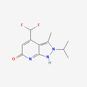 molecular formula C11H13F2N3O B7810912 CID 25248106 
