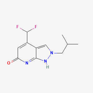 molecular formula C11H13F2N3O B7810913 CID 25248107 