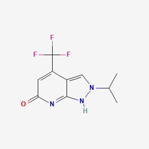 molecular formula C10H10F3N3O B7810915 CID 25248109 