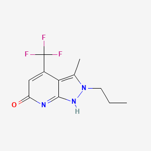 molecular formula C11H12F3N3O B7811010 CID 25248187 