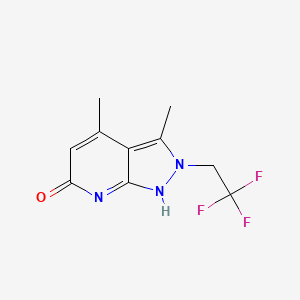molecular formula C10H10F3N3O B7811061 CID 25248225 