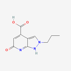 6-oxo-2-propyl-1H-pyrazolo[3,4-b]pyridine-4-carboxylic acid