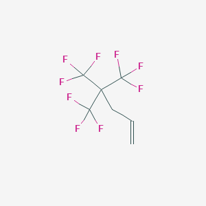 molecular formula C6H3F9 B078113 5,5,5-三氟-4,4-双(三氟甲基)戊-1-烯 CAS No. 14115-46-9