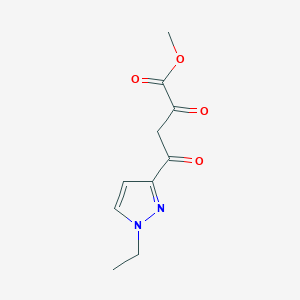 methyl 4-(1-ethyl-1H-pyrazol-3-yl)-2,4-dioxobutanoate