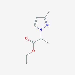 ethyl 2-(3-methyl-1H-pyrazol-1-yl)propanoate