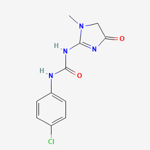 molecular formula C11H11ClN4O2 B7811504 CID 17395163 
