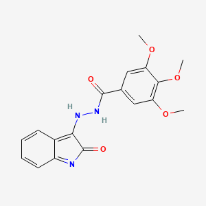 molecular formula C18H17N3O5 B7811636 CID 5630057 