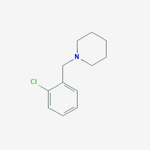 molecular formula C12H16ClN B7811675 1-(2-Chlorobenzyl)piperidine CAS No. 59507-48-1