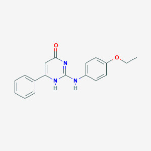 2-(4-ethoxyanilino)-6-phenyl-1H-pyrimidin-4-one