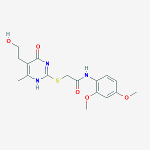 molecular formula C17H21N3O5S B7811816 CID 16876666 