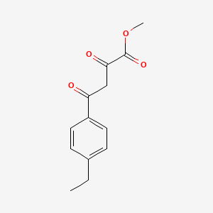 molecular formula C13H14O4 B7811836 Methyl 4-ethyl-a,g-dioxo-benzenebutanoate 