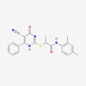 molecular formula C22H20N4O2S B7812122 CID 16014973 