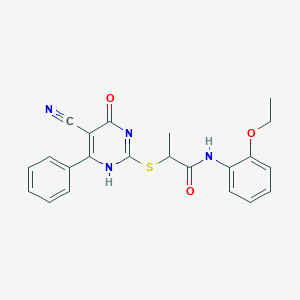 molecular formula C22H20N4O3S B7812124 CID 16014975 