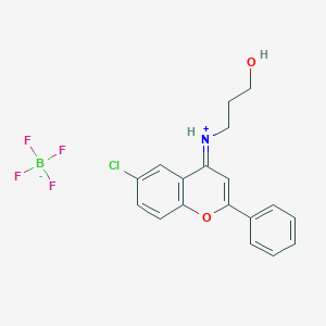 molecular formula C18H17BClF4NO2 B7812294 CID 42619213 