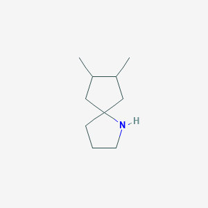 molecular formula C10H19N B7812373 7,8-Dimethyl-1-azaspiro[4.4]nonane 