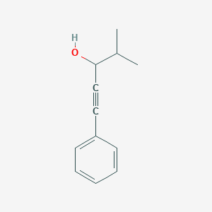 molecular formula C12H14O B7812446 1-Phenyl-4-methyl-1-pentyn-3-OL CAS No. 5923-02-4