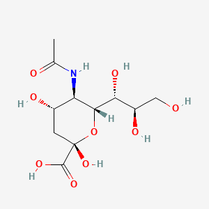 molecular formula C11H19NO9 B7812514 5-N-乙酰基-β-D-神经氨酸 CAS No. 19342-33-7