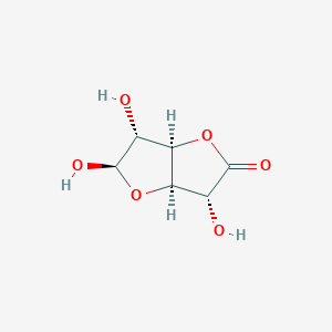 molecular formula C6H8O6 B7812520 (2R,3R,3aR,6R,6aR)-2,3,6-trihydroxy-3,3a,6,6a-tetrahydro-2H-furo[3,2-b]furan-5-one 
