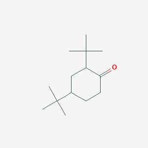 molecular formula C14H26O B078126 2,4-二叔丁基环己酮 CAS No. 13019-04-0