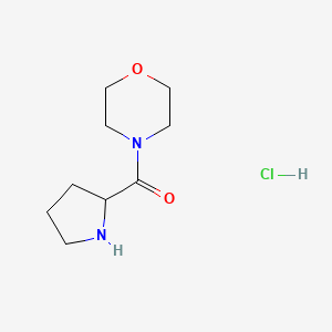4-Morpholinyl(2-pyrrolidinyl)methanone hydrochloride