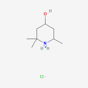 molecular formula C8H18ClNO B7812688 4-Hydroxy-2,2,6-trimethyl-piperidinium chloride 