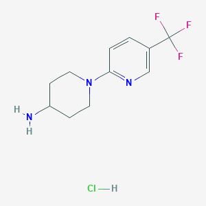 1-[5-(Trifluoromethyl)pyridin-2-yl]piperidin-4-amine hydrochloride