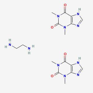 molecular formula C16H24N10O4 B7812735 氨茶碱 CAS No. 95646-60-9