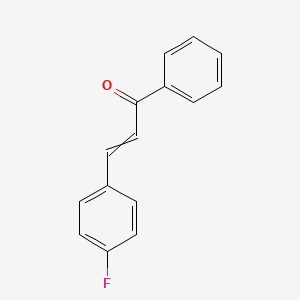 molecular formula C15H11FO B7812763 3-(4-Fluorophenyl)-1-phenylprop-2-en-1-one 