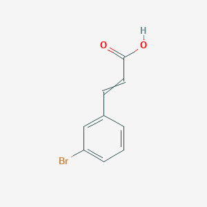 molecular formula C9H7BrO2 B7812764 3-(3-Bromophenyl)prop-2-enoic acid 