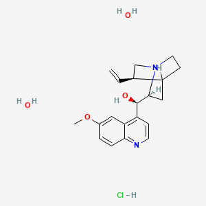 molecular formula C20H29ClN2O4 B7812771 盐酸奎宁水合物 