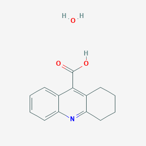 molecular formula C14H15NO3 B7812798 1,2,3,4-Tetrahydroacridine-9-carboxylic acid hydrate 