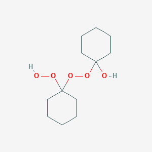 molecular formula C12H22O5 B078128 1-氢过氧化环己基 1-羟基环己基过氧化物 CAS No. 12262-58-7