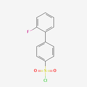 molecular formula C12H8ClFO2S B7812889 2'-Fluoro-biphenyl-4-sulfonyl chloride 