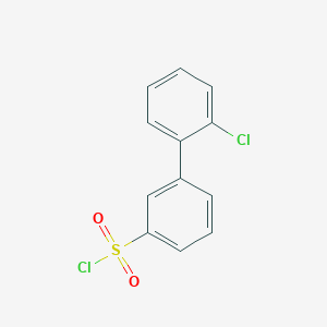 molecular formula C12H8Cl2O2S B7812891 2'-Chloro-biphenyl-3-sulfonyl chloride 