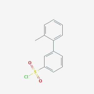 molecular formula C13H11ClO2S B7812897 2'-Methyl-biphenyl-3-sulfonyl chloride 