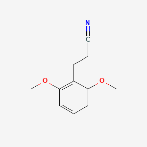 molecular formula C11H13NO2 B7812911 3-(2,6-Dimethoxyphenyl)propionitrile 