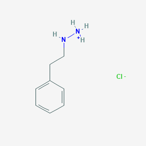 (2-Phenylethylamino)azanium;chloride