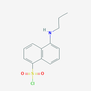 5-(Propylamino)naphthalene-1-sulfonyl chloride