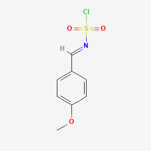 molecular formula C8H8ClNO3S B7812998 4-Methoxybenzyliminosulfonylchloride 