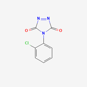 molecular formula C8H4ClN3O2 B7813016 4-(2-Chlorophenyl)-1,2,4-triazole-3,5-dione 
