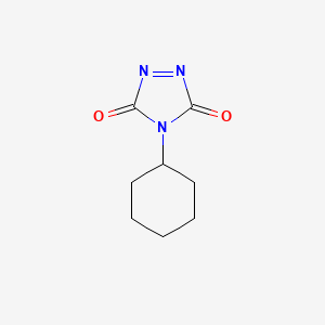 molecular formula C8H11N3O2 B7813116 4-cyclohexyl-4,5-dihydro-3H-1,2,4-triazole-3,5-dione CAS No. 13274-74-3