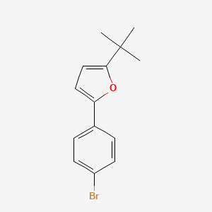 2-(4-Bromophenyl)-5-tert-butylfuran